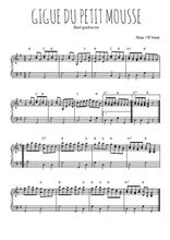 Téléchargez l'arrangement pour piano de la partition de reel-gigue-du-petit-quebecois en PDF